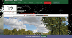 Desktop Screenshot of brokenhurst-manor.org.uk